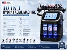 ORIGINAL HYDRA BEAUTY 10 in 1 Hydra Hydro Water Dermabrasion Facial Machine NEW