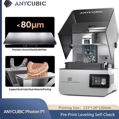 NWT Anycubic Photon P1 14K Resin 3D Printer Industrial Grade High Accuracy 