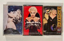MADONNA Cassette LOT OF 3 True Blue You Can Dance I'm Breathless
