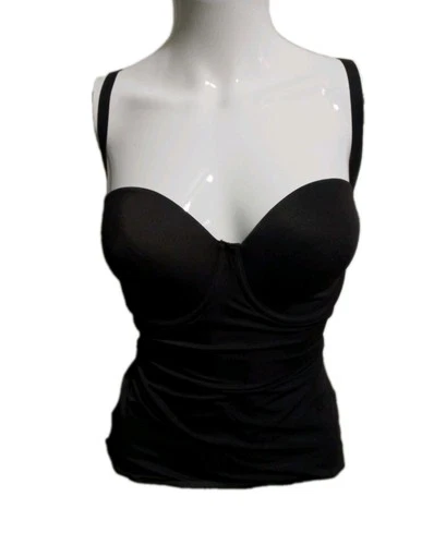 Wacoal Try a Little Slenderness Underwire Camisole Black 34DD Shapewear - product listing photo