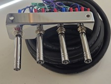 Lowrider Hydraulics Front Back Pancake Prewired Switch Kit Chrome Jewel Offon