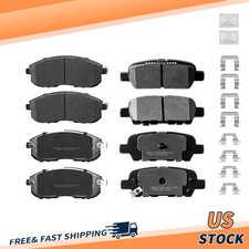 Front Rear Ceramic Brake Pads for 2011 2012 2013 2014 Nissan Juke Sentra Altima