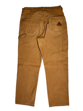 BULWARK FLAME RESISTANT APPAREL Brown Canvas Gear EXCEL FR WORK PANTS Men's 36