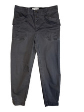 Democracy "Ab" Technology Women's 8 Tapered Gray Ankle Pants Y2K Utility Urban