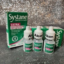 3x LOT Pack Systane ULTRA Lubricant Eye Drops Dry Eye Relief 4 mL EXP 2 5/2026