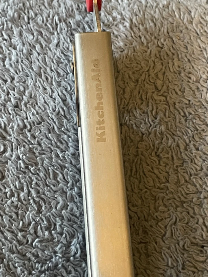 KitchenAid Stainless Steel with Silicone Tipped Tongs Red Cooking Tongs - Image 2 of 4