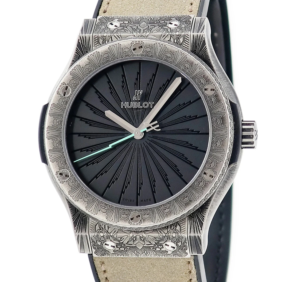 Hublot — Hublot Classic Fusion 511.NX.1110.VR.PIC19 Titanium Leather / Rubber #HDW248