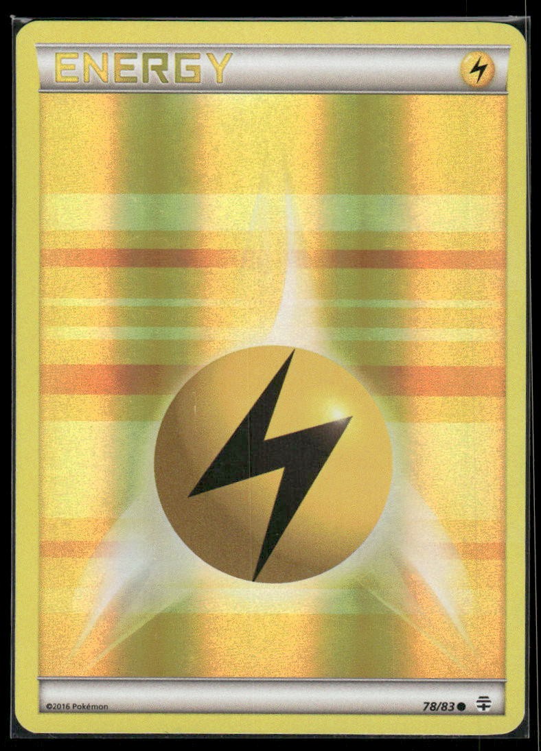 Lightning Energy 78/83 C Generations Pokemon Reverse Holo MP AA-004