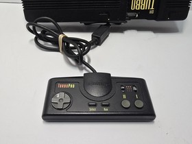 TURBOGRAFX-16 Black Console Tested and Working W/Turbo Flashmaster Cartridge 