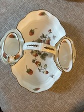 Coalport Bone China Strawberry Basket — 
