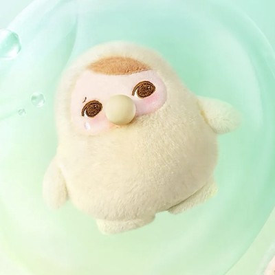 Pop Mart  AUTHENTIC PUCKY BEANIE BUBBLE UP Plush Pendant [ CRYING BUBBLE ]