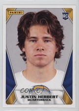 2020 Panini NFL Sticker & Card Collection Justin Herbert #84 Rookie RC 0n44. rookie card picture