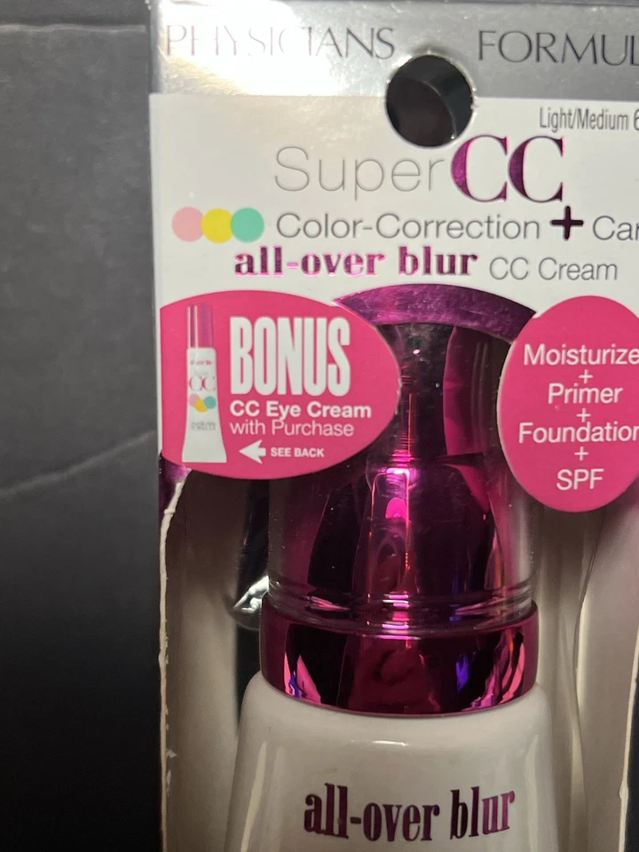 Phys. Form. Bonus SUPER CC ALL OVER BLUR CC CREAM Foundation/Eye Cream Lt/Md - Image 2 of 4