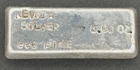 5 Oz Nevada Silver Bar With Crazy Pour Marks