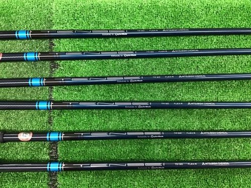 TaylorMade SIM2 MAX OS Iron Set 6-9,Pw,Aw 6pc Flex Regular TENSEI BLUE TM60 - Picture 4 of 5