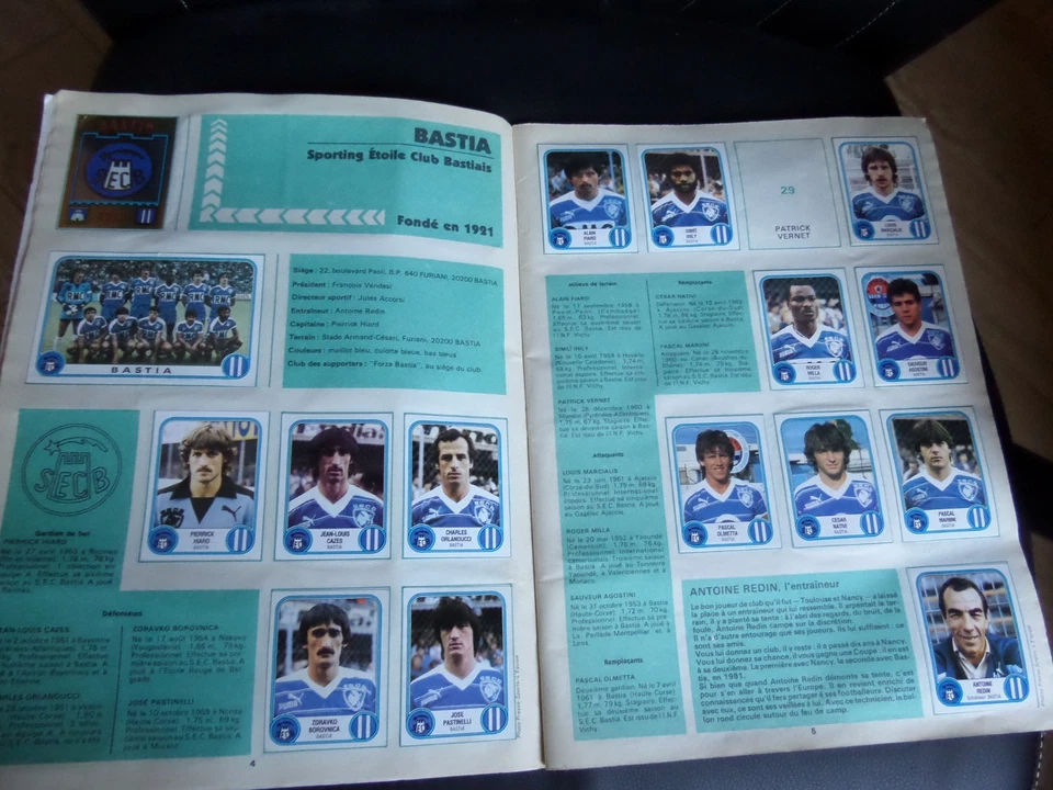 Album Panini FOOTBALL 83 Rempli à 95% Stickers Championnat France 1983 + PSG - Photo 3/4