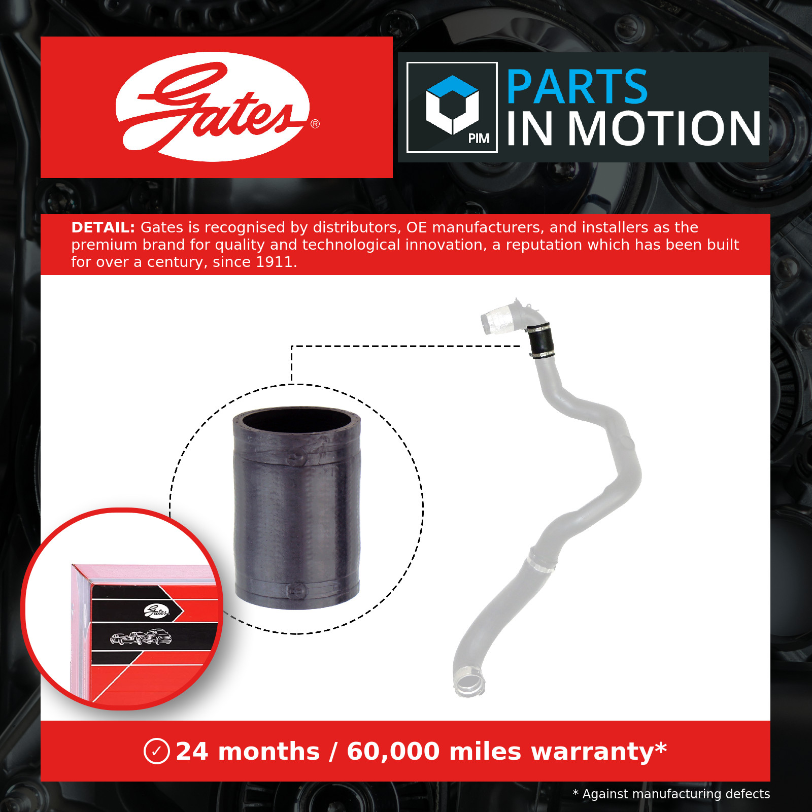 CHARGE AIR HOSE 09-0534 FOR RENAULT MASTER/III/Platform/Chassis/Van/Bus OPEL - Image 3