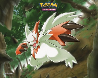 Anime creature pokmon zangoose pokemon trading card game Custom Gaming Mat Desk