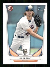 2014 Bowman #BP74 John Gant New York Mets 63202