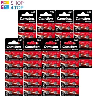 80 Camelion Lr921 Alkaline Batteries Lr69 371 No Mercury 1.5V 10Bl Exp 2028 NEW
