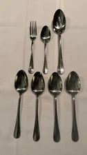 Cuisinart Annapolis  Teaspoon, Tablespoons, Salad Fork, Pierced Tablespoon~ EUC!