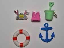 vintage bundle rubbers erasers job lot 70s 80s seaside nautical anchor etc x5