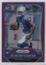 2015 Panini Prizm Rookies Violet Prizm Duron Carter #227 7fb