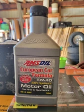 AMSOIL 5W-40 European Car Formula 100% Synthetic Motor Oil 1QT