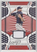 2022 National Treasures Red White & Blue Materials 8/49 Shane McClanahan 07mp