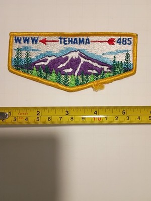 Tehama Lodge 485 OA Pocket Flap Patch Order Of The Arrow Merged BSA