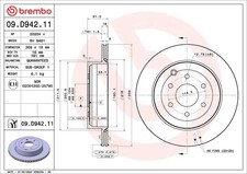 Disque de frein Mercedes 308