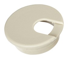 Jandorf 61602 Tan Polystyrene Plastic 2 in. Cutout Hole Computer Grommet