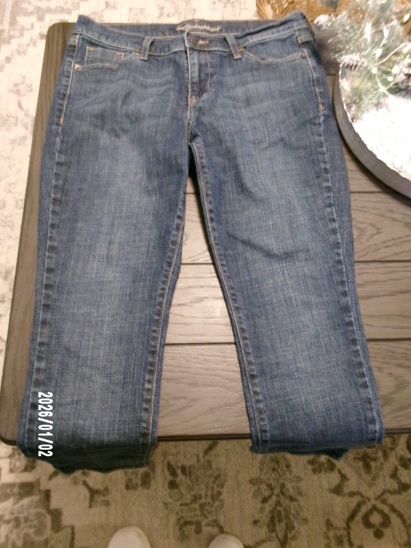 OLD NAVY  THE SWEETHEART Jeans Women's 10 X 28  Blue Medium Wash Denim Jeans
