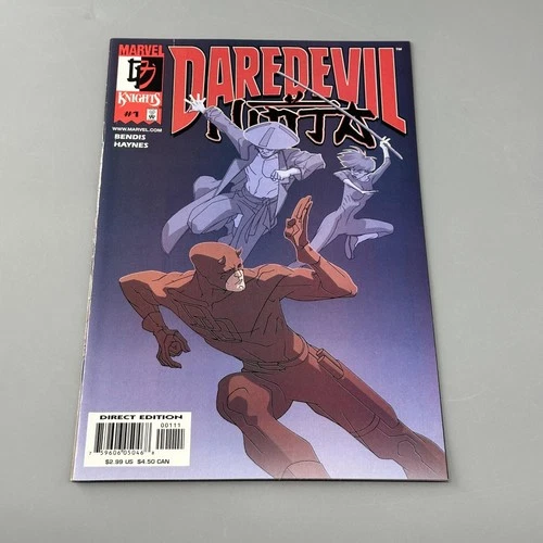 Vintage Marvel Knights Daredevil: Ninja #1 Comic 2000 Direct Edition Bendis