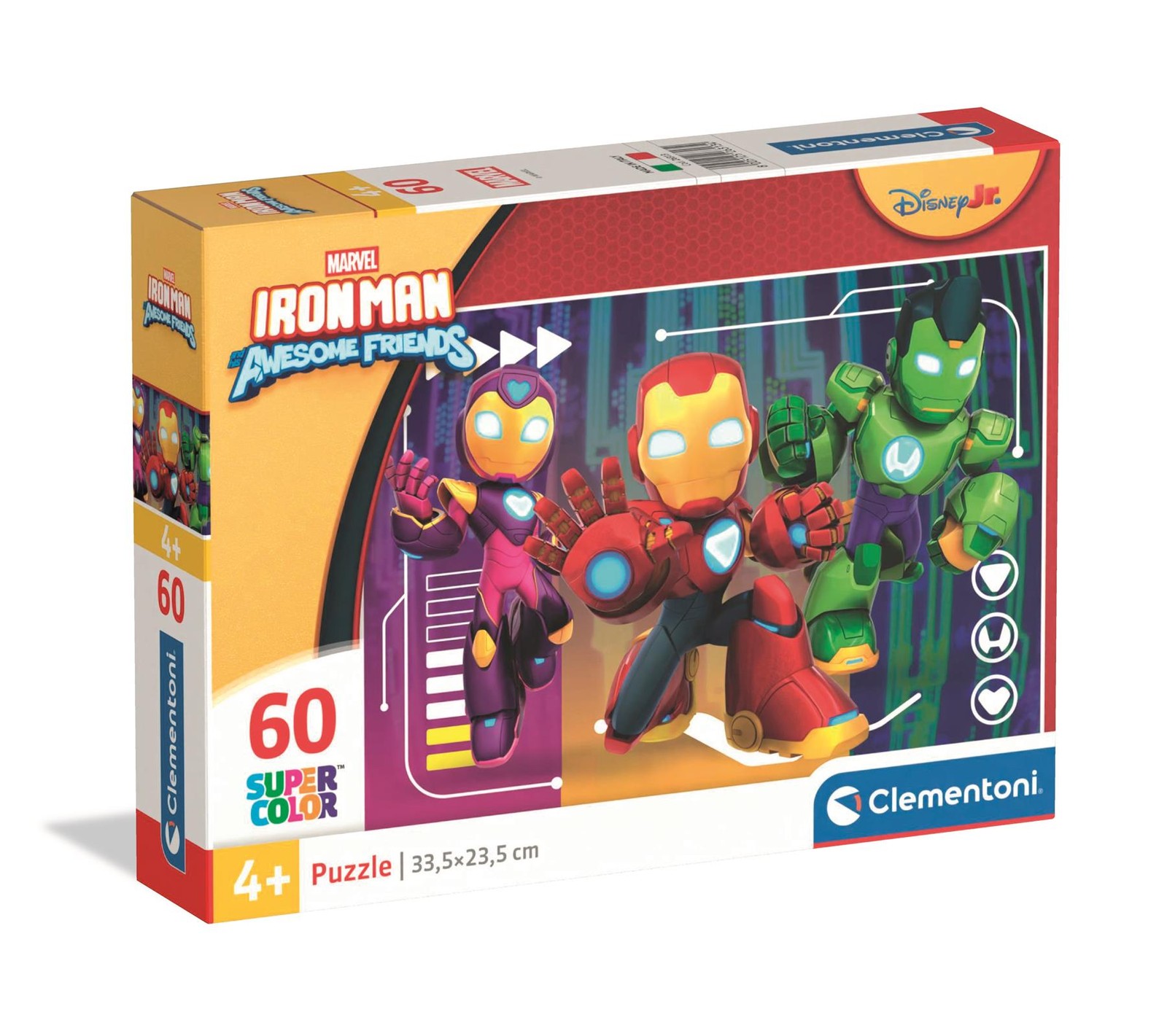 Iron Man Puzzle Marvel Irom Man and His Awesome Friends 60 Piece Jigsaw - Image 2