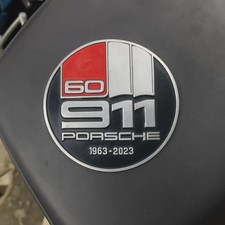 Porsche 911 60th Anniversary Emblem 19632023 Commemorative Metal Badge Car