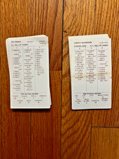 Stratomatic Baseball AL & NL Hall of Famers You Pick Free Shipping!