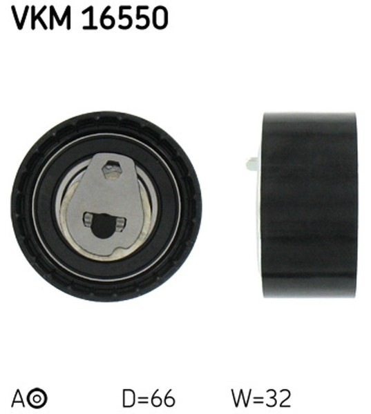 SKF Spannrolle Zahnriemen VKM 16550 FüR Clio Renault Espace Vivaro Opel X83 66Mm-image