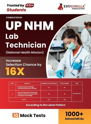 Edugorilla Prep Experts | UP NHM Lab Technician Book 2023 (English Edition) -...