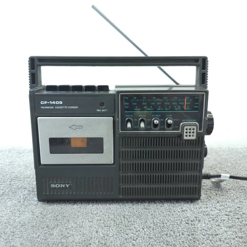 Rare! Sony CF-140S Vintage AM/FM/SW Radio Boombox Japan RADIO ONLY No TAPE