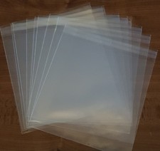 10 9"x9" Resealable Sleeves: Crystal Clear Covers for Oversized 7" Vinyl Singles