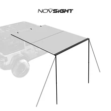 NOVSIGHT 5.2x8.2ft Car Side Awning Truck Rooftop Tent Sunshade Outdoor Camping