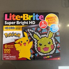 Lite Brite Super Bright HD Pikachu Pokemon Edition Hasbro Basic Fun 2023