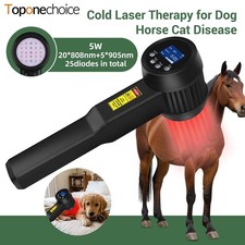 Home Use Handheld Laser Therapy 5W Class IV for Human Pain Relief 25 Laser Lamps
