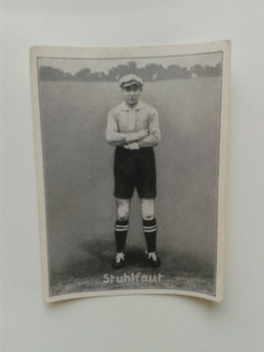 Zigarettenbild "Fußball Stuhlfaut 1.F.C.N." ca. 1930 Greiling Dresden.