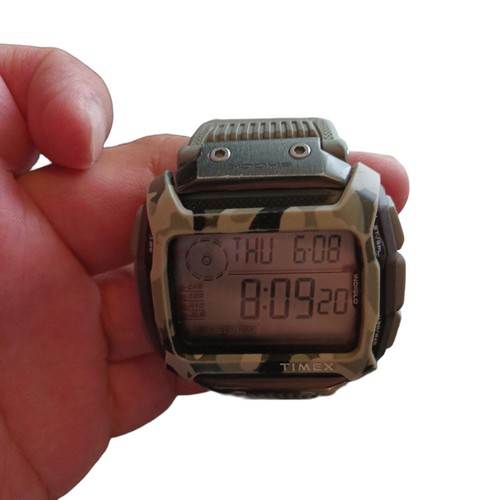 TIMEX Expedition Grid Shock City Camo Digital Quartz Watch M076 WR100M w/ Box