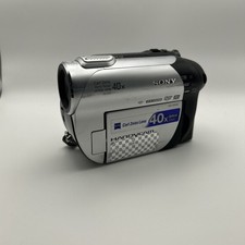Sony Handycam DCR-DVD108 DVD Camcorder 40x Optical Zoom Silver W Case No Battery