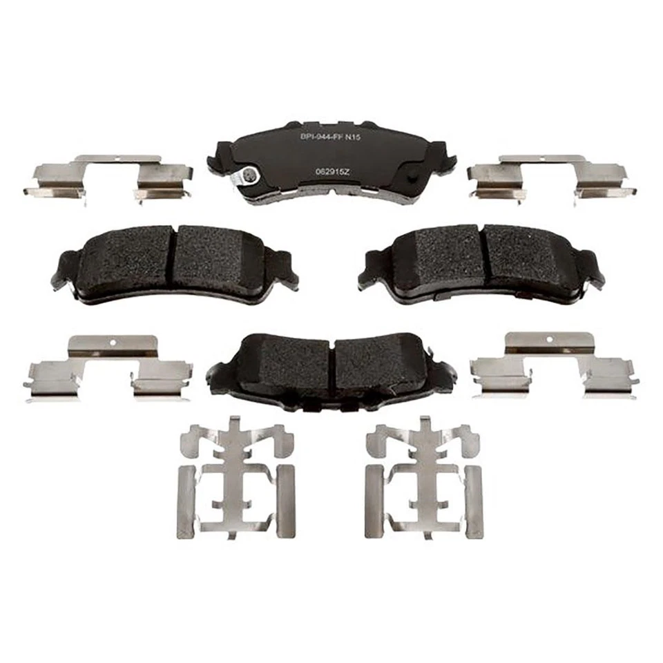 Rear Kit Brake Rotors + Metallic Pads Set For 1999-2000 Chevrolet Silverado 1500 - Image 2 of 4