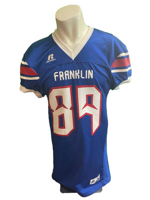 Russell Athletic Franklin 89 Blue Fall 2017 Blitz Jersey Size: M - JS1