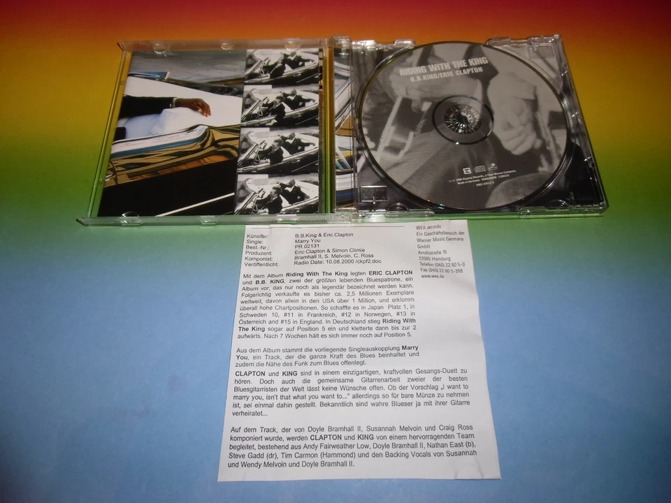 BB King*Eric Clapton - Riding With The King *PROG*ROCK* ALBUM CD-MINT-NEUWERTIG - Bild 3 von 3